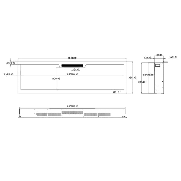 Foyer électrique Aflamo Elite 153 cm