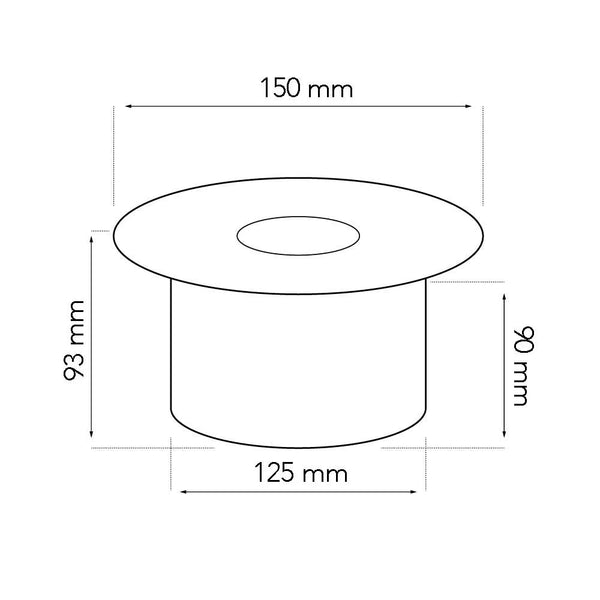 Brûleur Bioéthanol Rond 0,9 litre