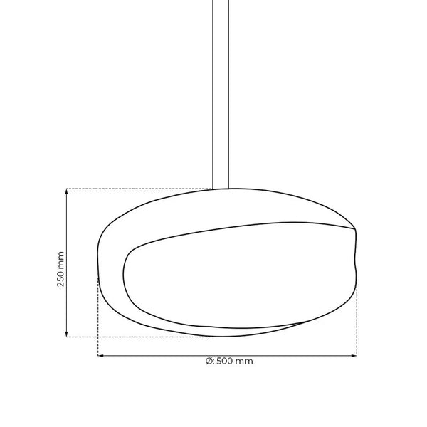 Cheminée Bioéthanol Suspendue Noire UFO-50