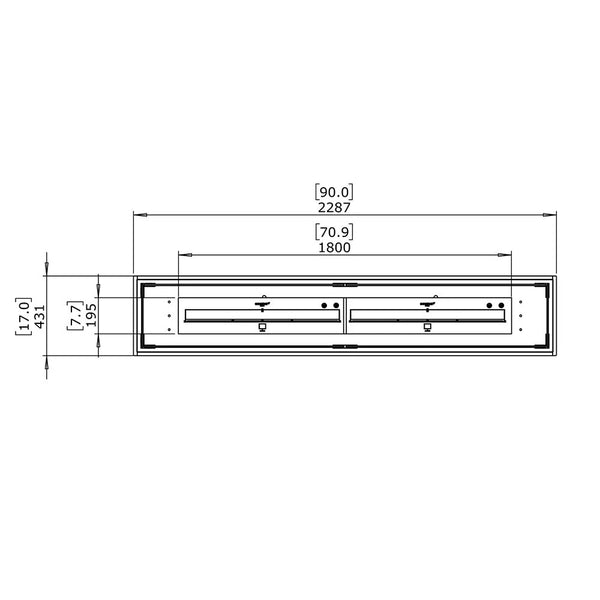 Brûleur au Bioéthanol Linear 90
