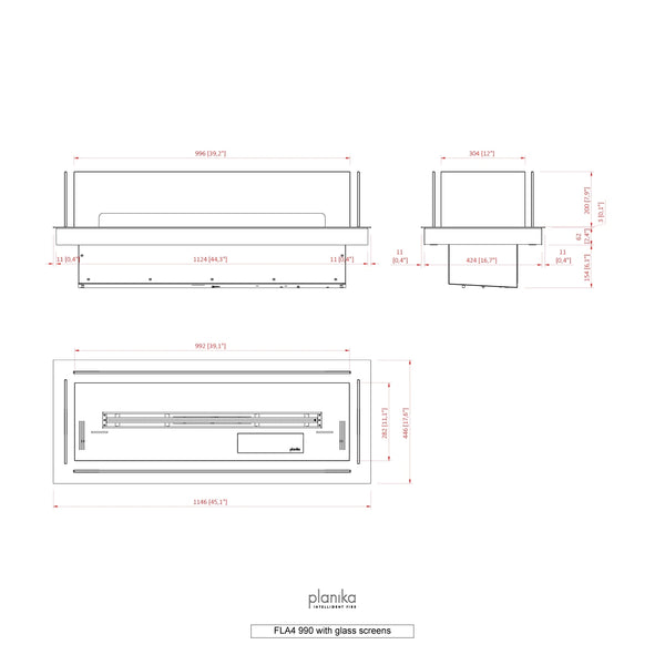 Profil intégré 990 - FLA4/FLA4+