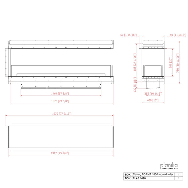 Forma 1800 Room Divider Séparateur de Pièce