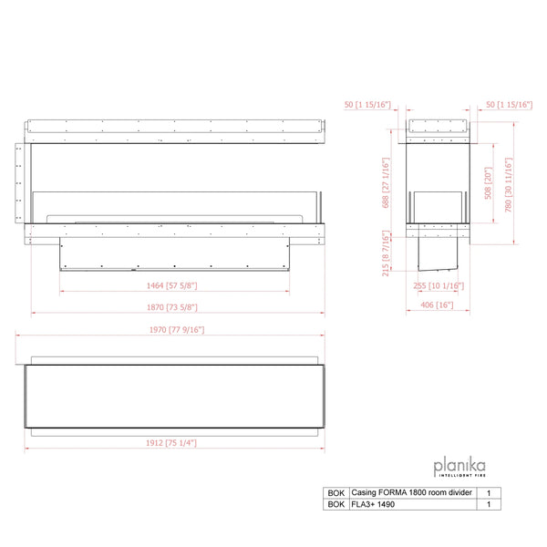 Forma 1800 Room Divider Séparateur de Pièce