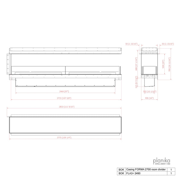Forma 2700 Room Divider Séparateur de Pièce