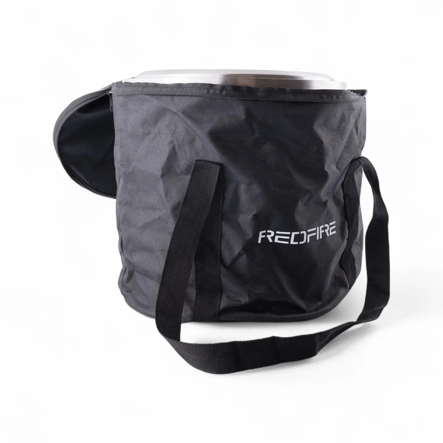 Brasero Volcano Large – acier inoxydable noir