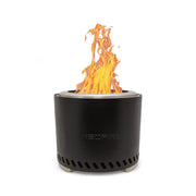 Brasero Volcano Large – acier inoxydable noir
