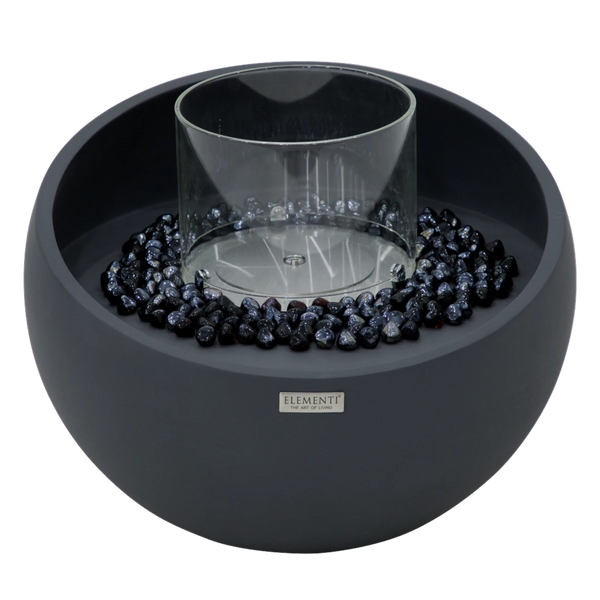 FIRENZE Bioethanol Fire Bowl – Slate Black