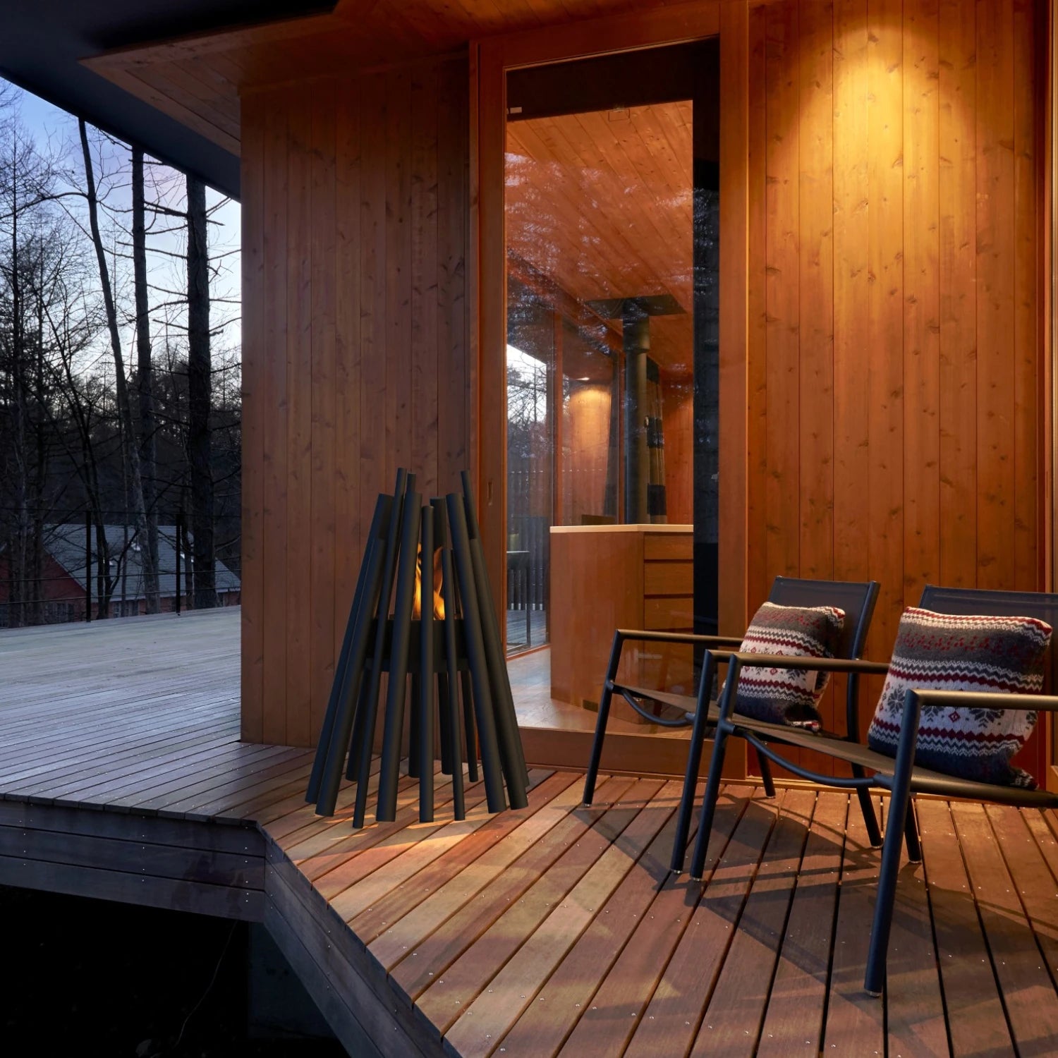 Cheminée au Bioéthanol d'Extérieur Stix 8