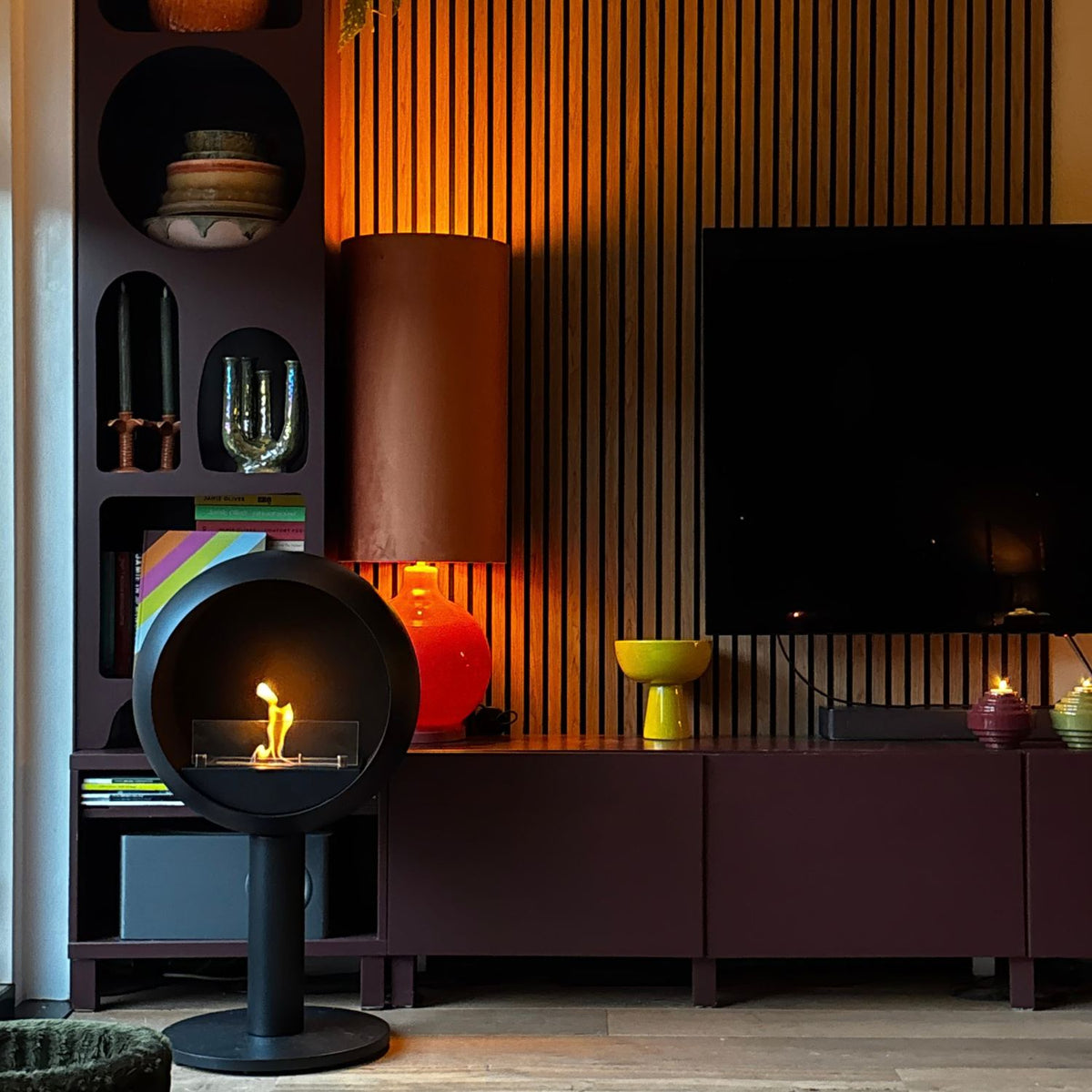 Edmonton Freestanding Bioethanol Fireplace