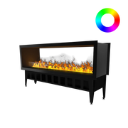 Incanto 1500 ST Multicolour See-Through Water Vapour Fireplace