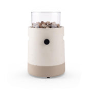 Lumi Cone Split Beige – Cheminée à gaz de table