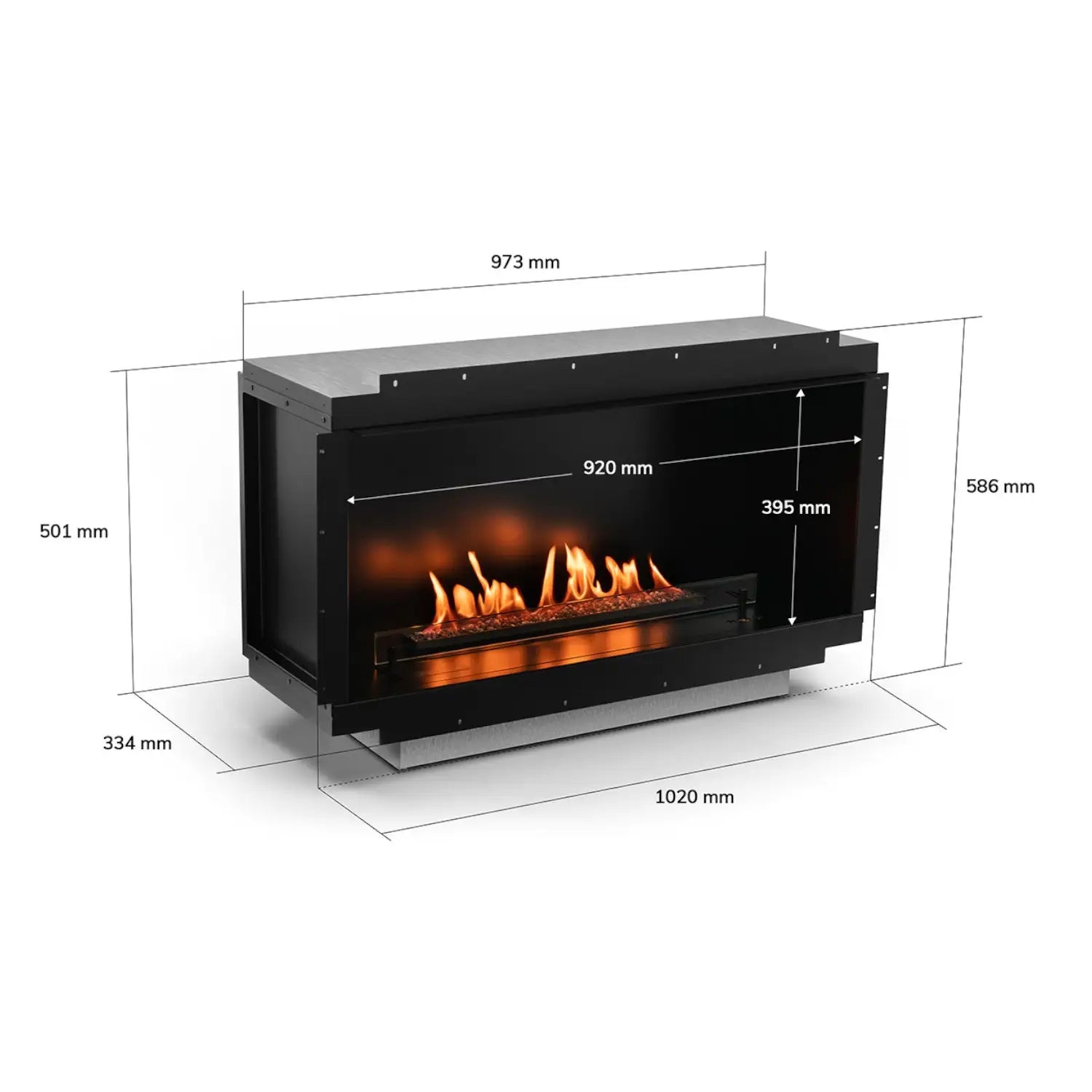 Neo 750 Fireplace - Cheminée Automatique Encastrable