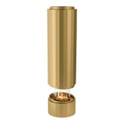 Pillar - Cheminée bioéthanol suspendue - Or métallique