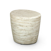 Table d’appoint Organic Travertine – Table d’appoint extérieure en composite