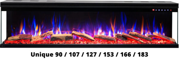 Cheminée électrique Unique 166 cm Aflamo