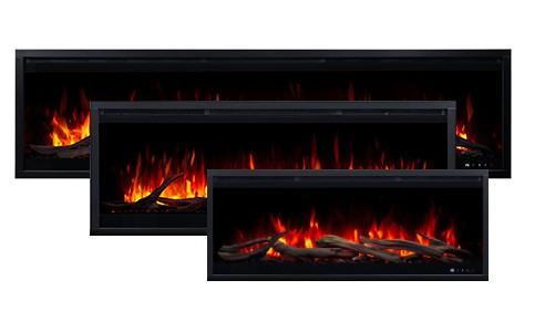 Cheminée électrique Royal 3D - 100 cm