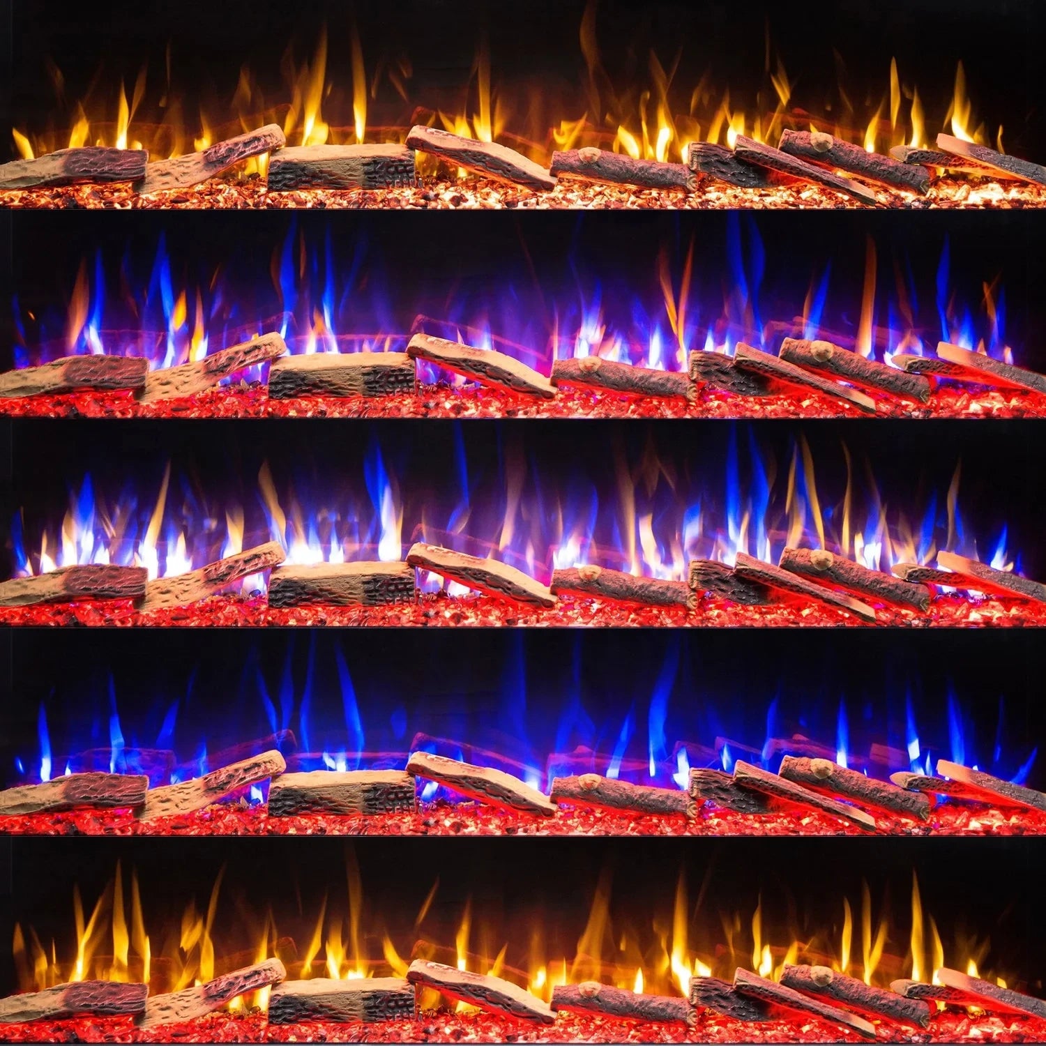 Cheminée Électrique Aflamo Unique 127 cm