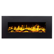 Cheminée Électrique Noire Aflamo Albion 110 cm