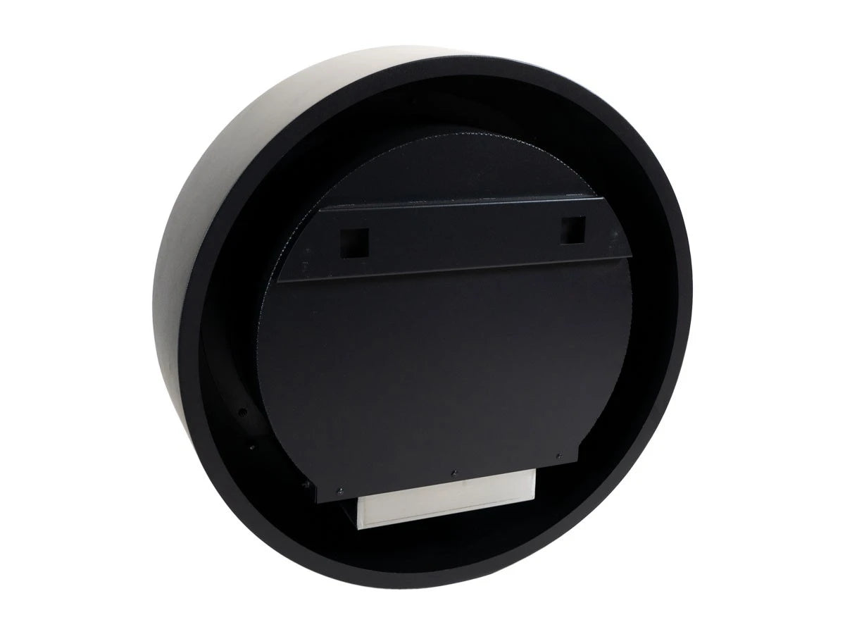 Cheminée ronde en noir