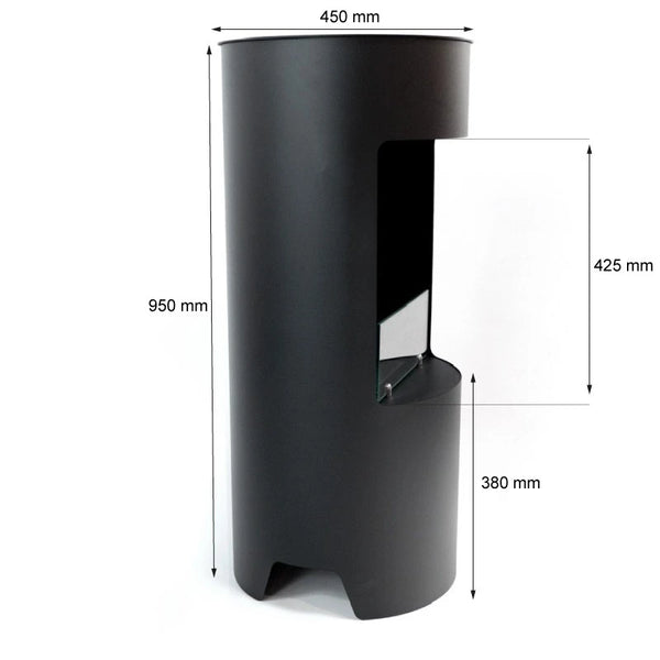 Poêle au Bioéthanol Noir Montgomery