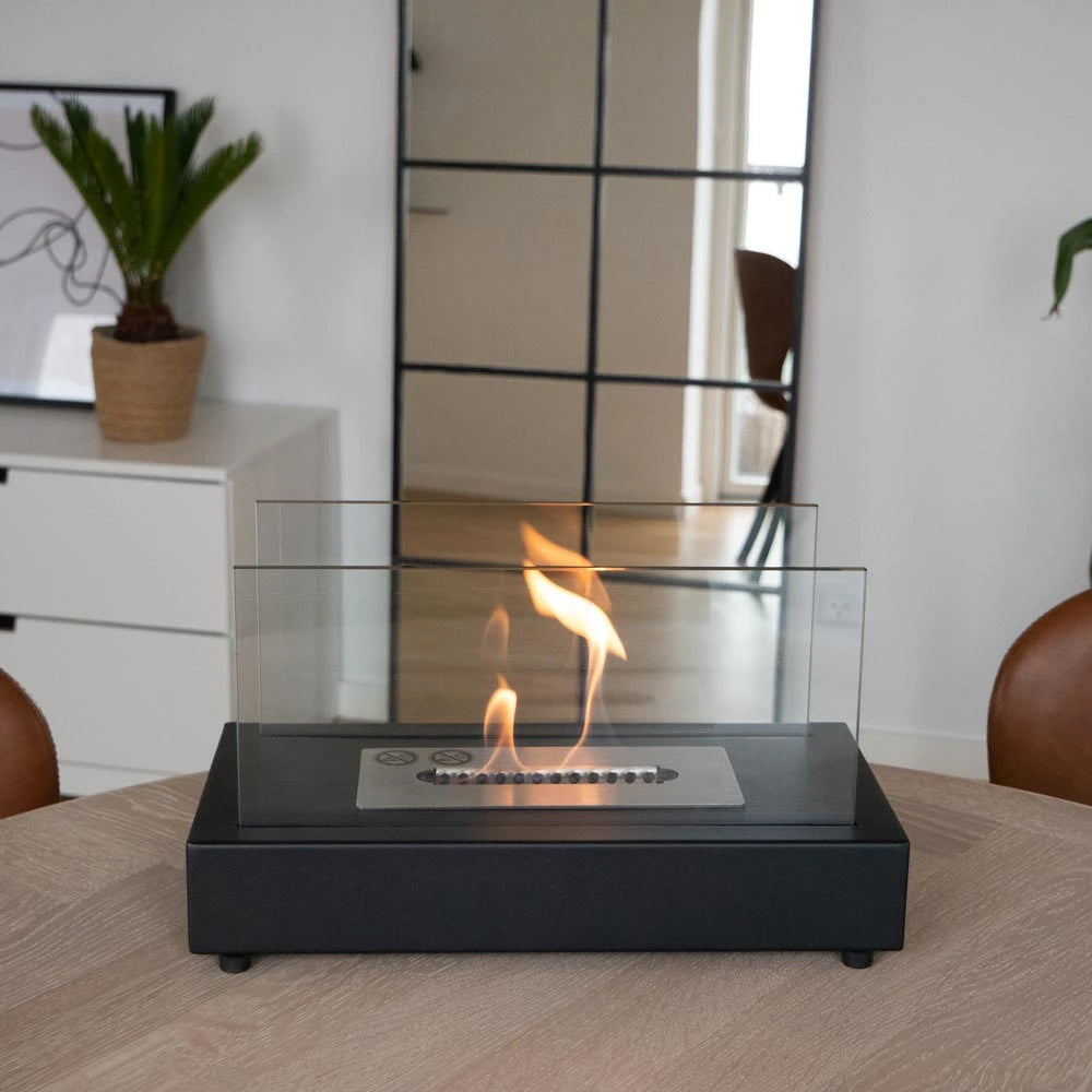 Cheminée de Table Bio Noire Lambeth