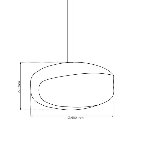 Cheminée Bioéthanol Suspendue Oxyde UFO-60