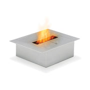 BK5 bioethanol burner with sleek rectangular flame opening