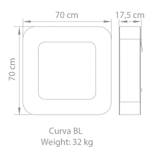 Safretti Curva BL - blanc
