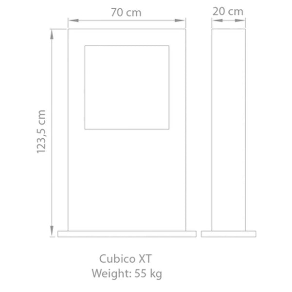 Safretti Cubico XT Acier Brossé