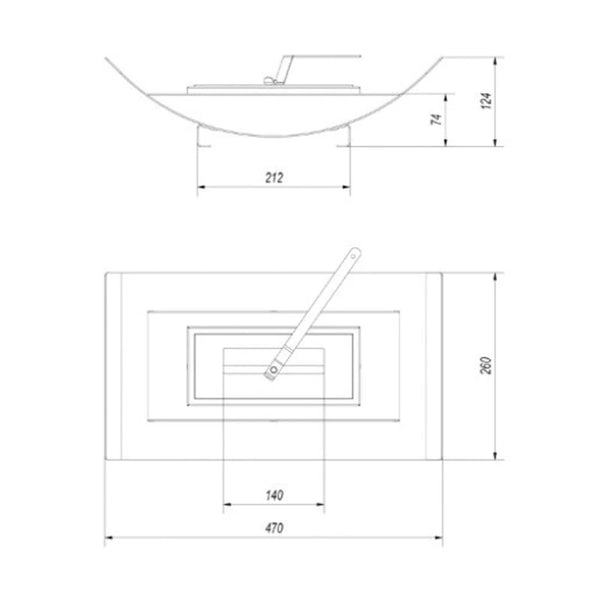 Cheminée Bioéthanol de Table Arc Mini