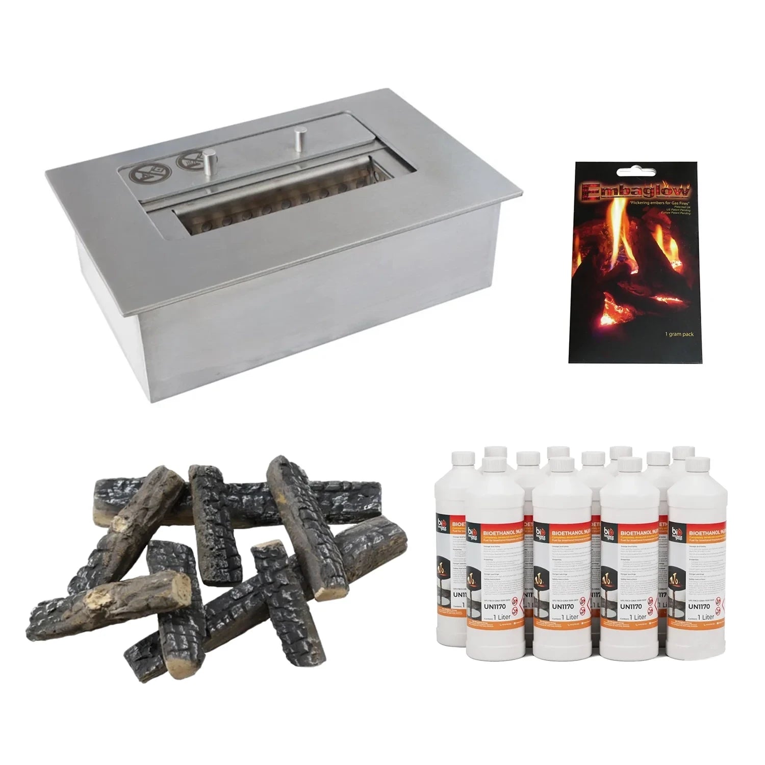 Kit de bricolage pour cheminée bioéthanol