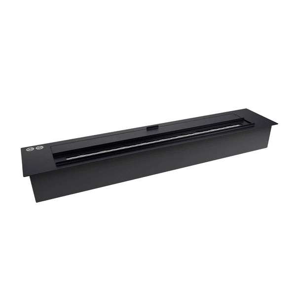 ScandiFlames Superior 3.5L black bioethanol burner insert 60 cm with lip