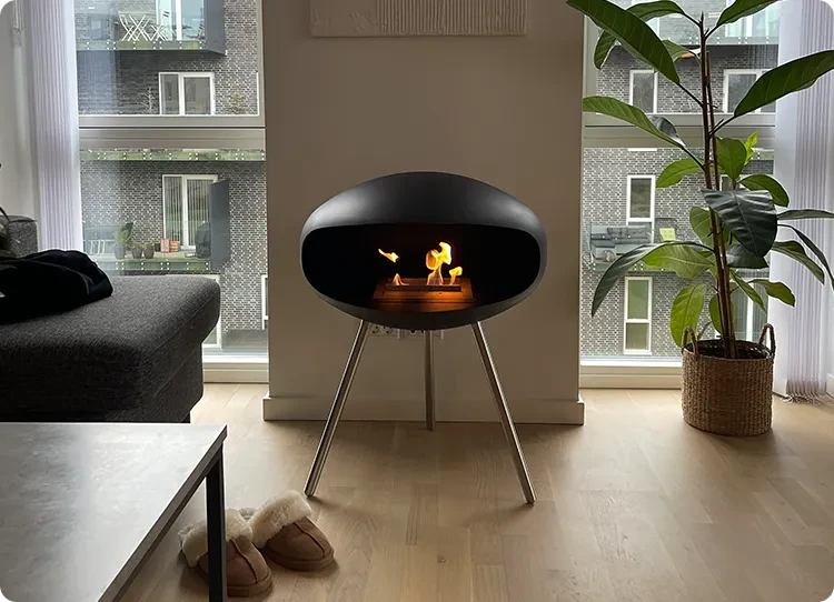 Foyer bioéthanol ovale Cocoon
