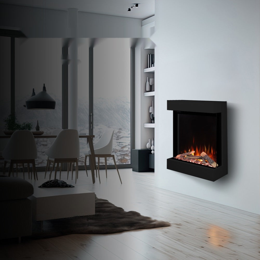 Cheminée électrique Dammer – Noir