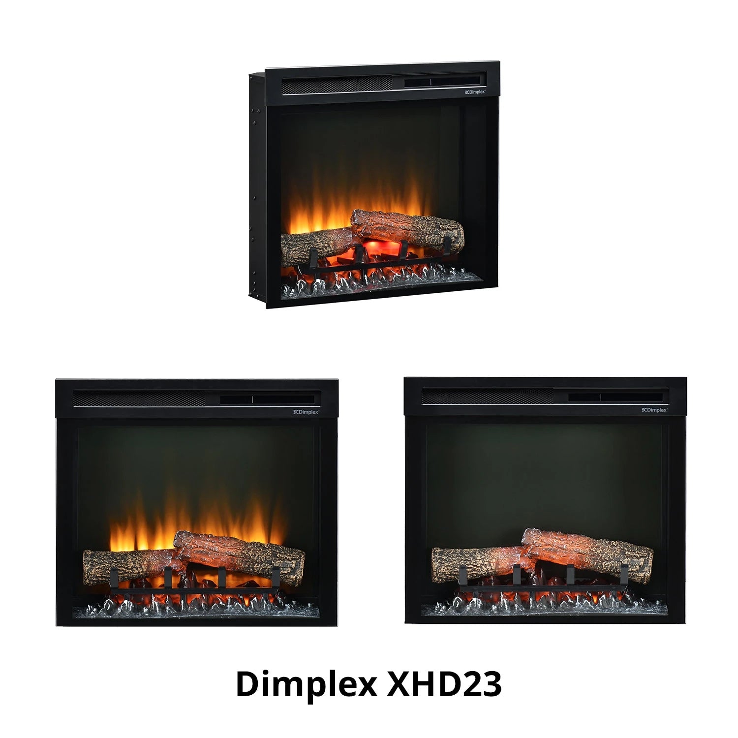 XHD Electric Firebox - Insert de cheminée électrique en plusieurs dimensions