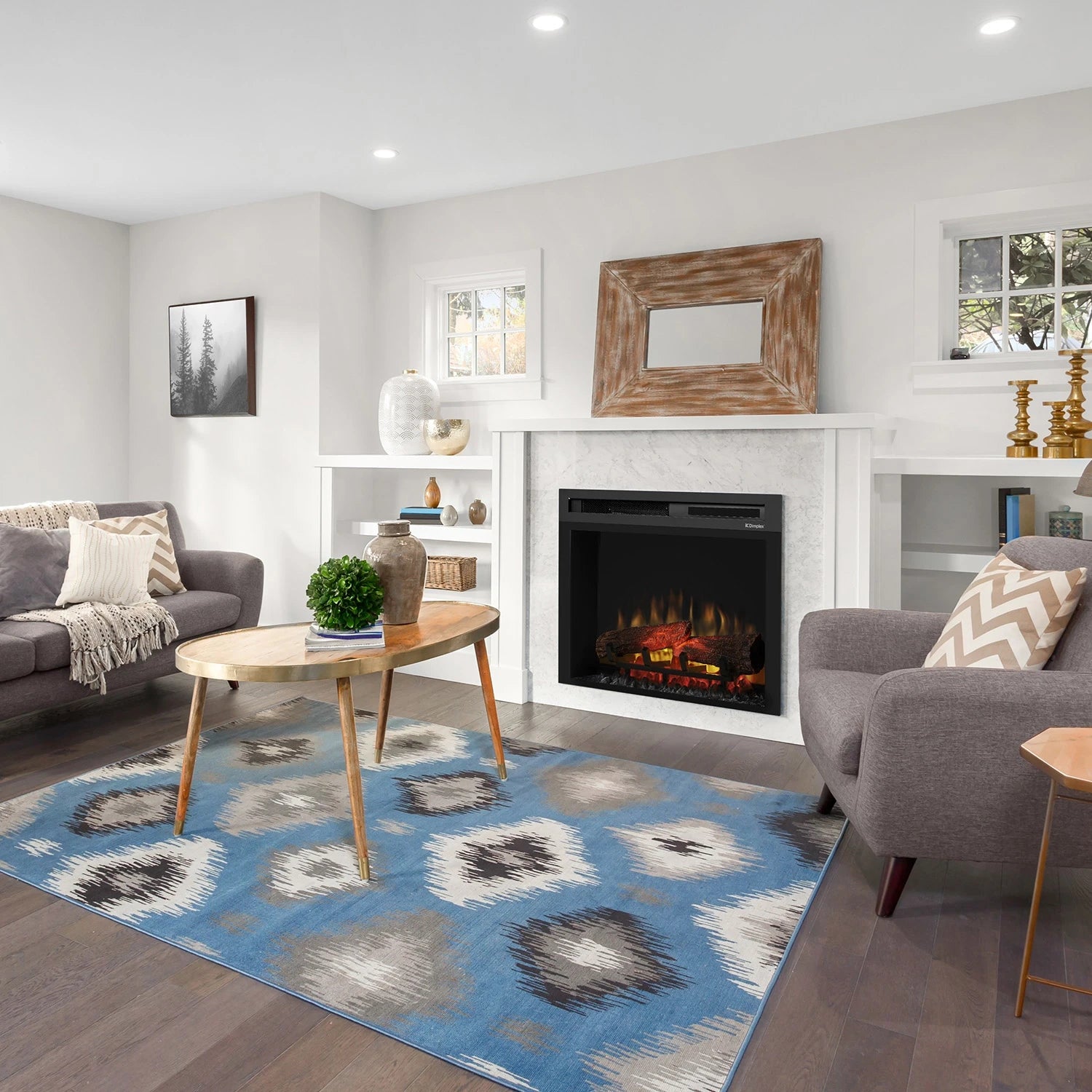 XHD Electric Firebox - Insert de cheminée électrique en plusieurs dimensions