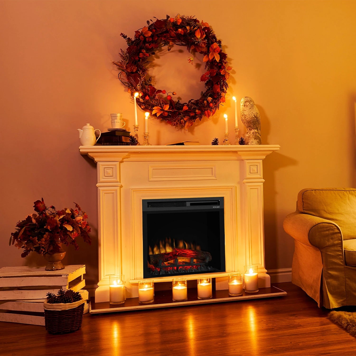 XHD Electric Firebox - Insert de cheminée électrique en plusieurs dimensions