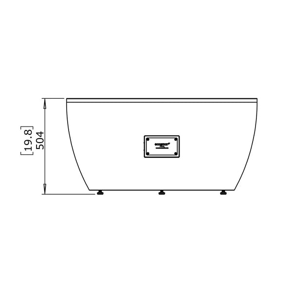Cheminée au Bioéthanol d'Extérieur Pod 40