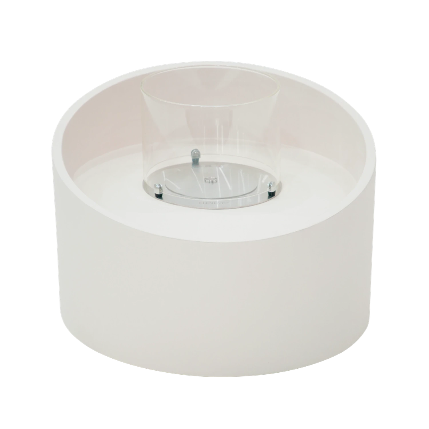 Colonne cheminée bioéthanol TORRE – blanc crème
