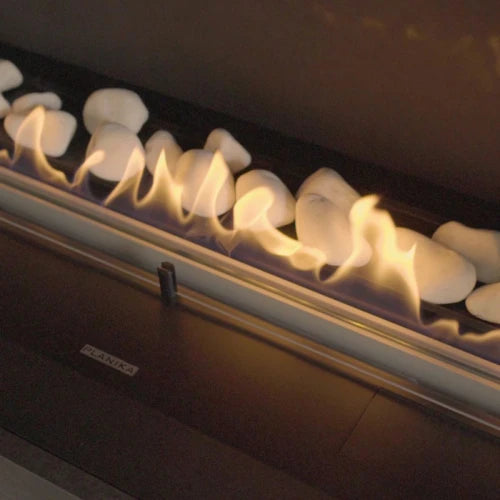 Galets en céramique pour décorer les cheminées bio