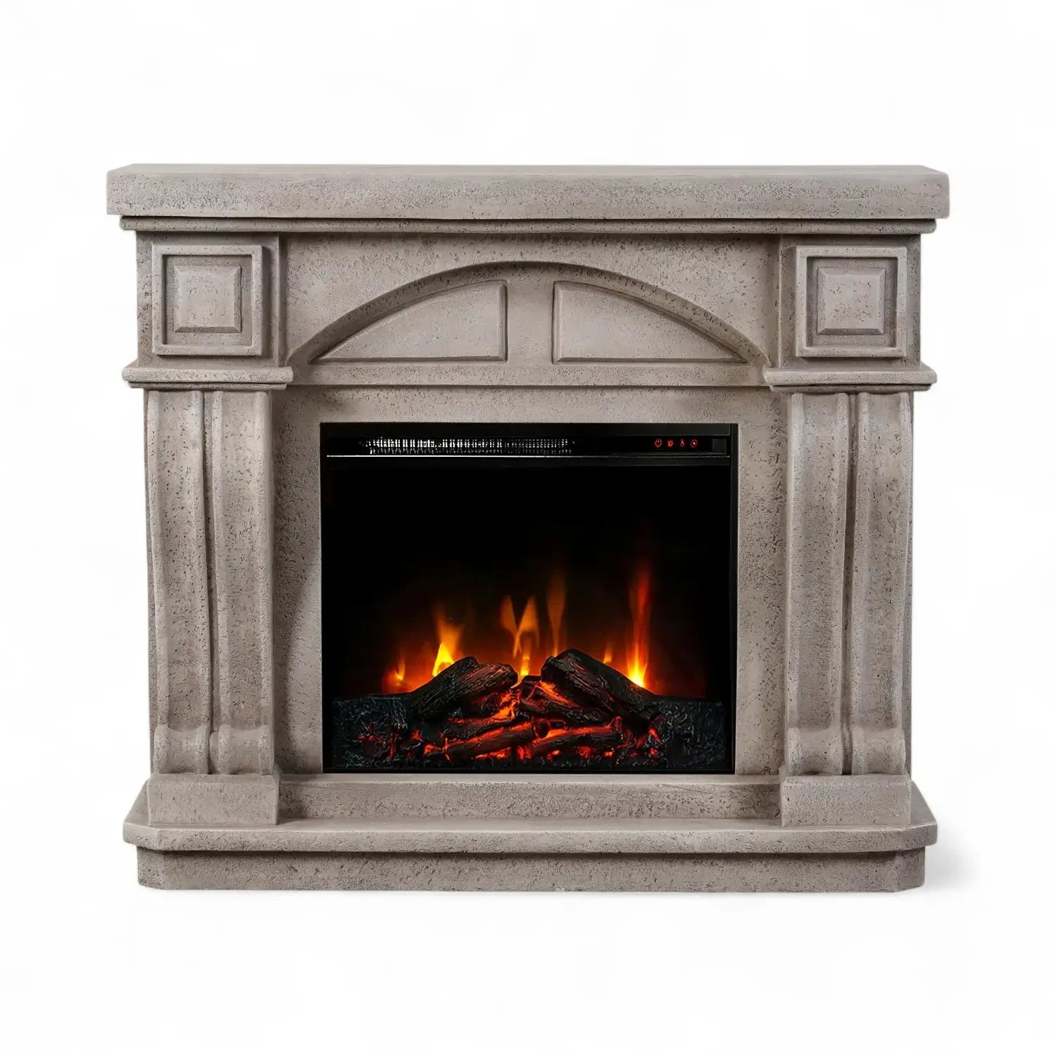 Logi - Cheminée Électrique en Polystone