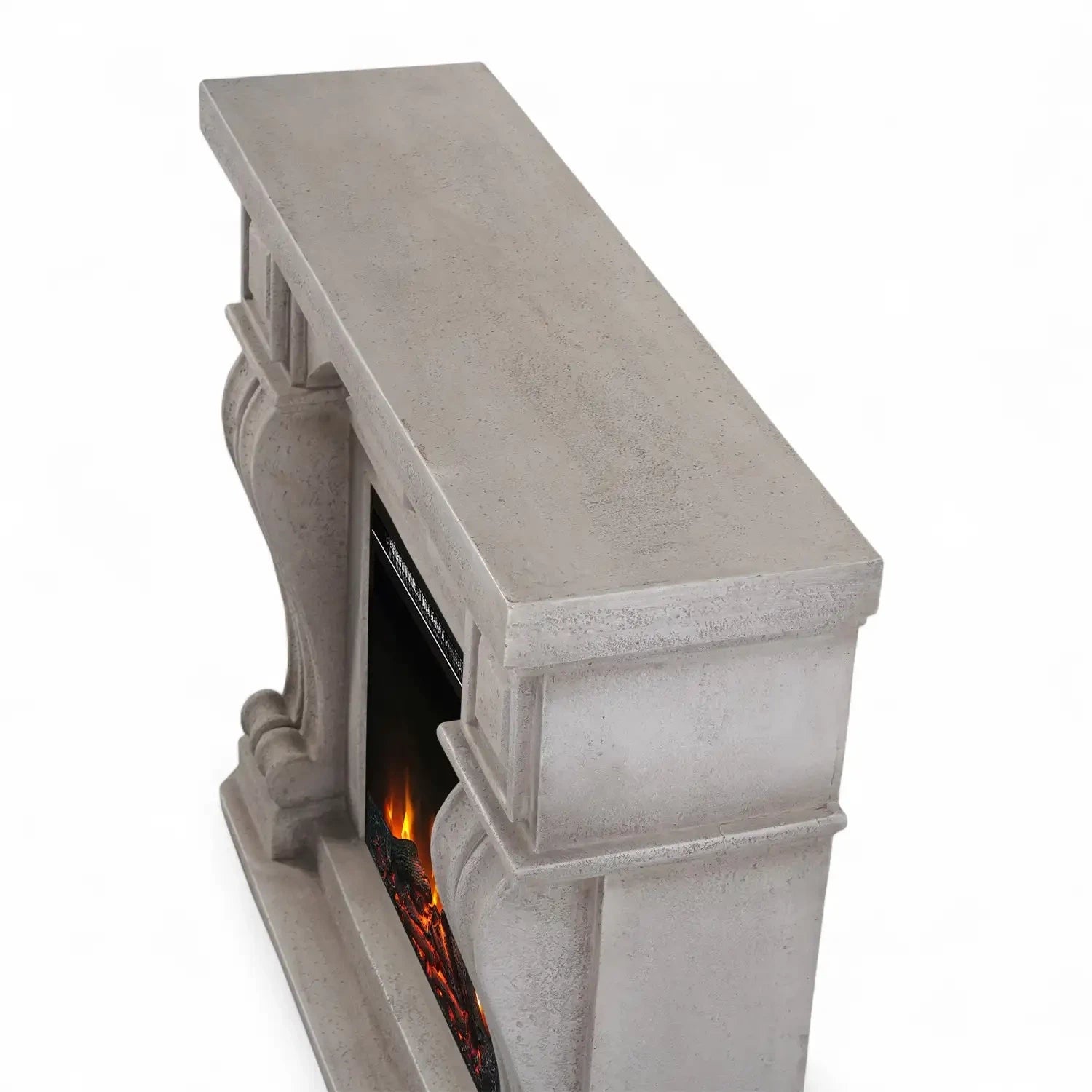 Logi - Cheminée Électrique en Polystone