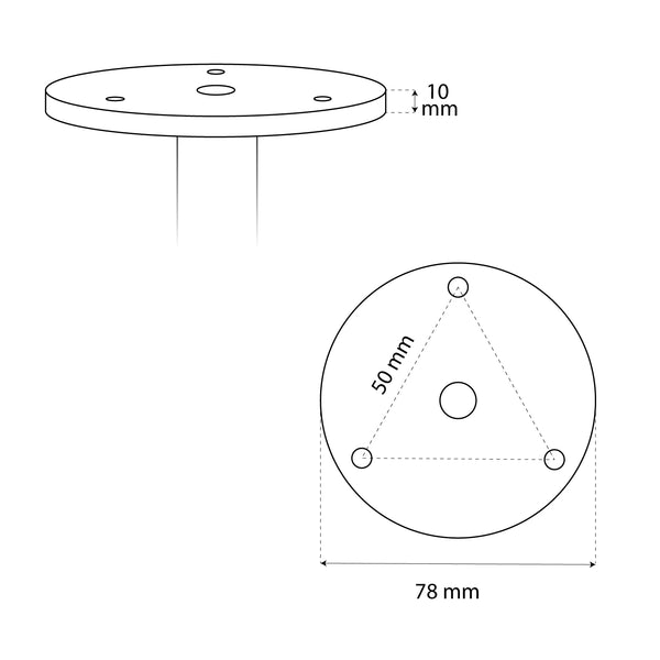 New York UFO-50 Floating Bio Fireplace