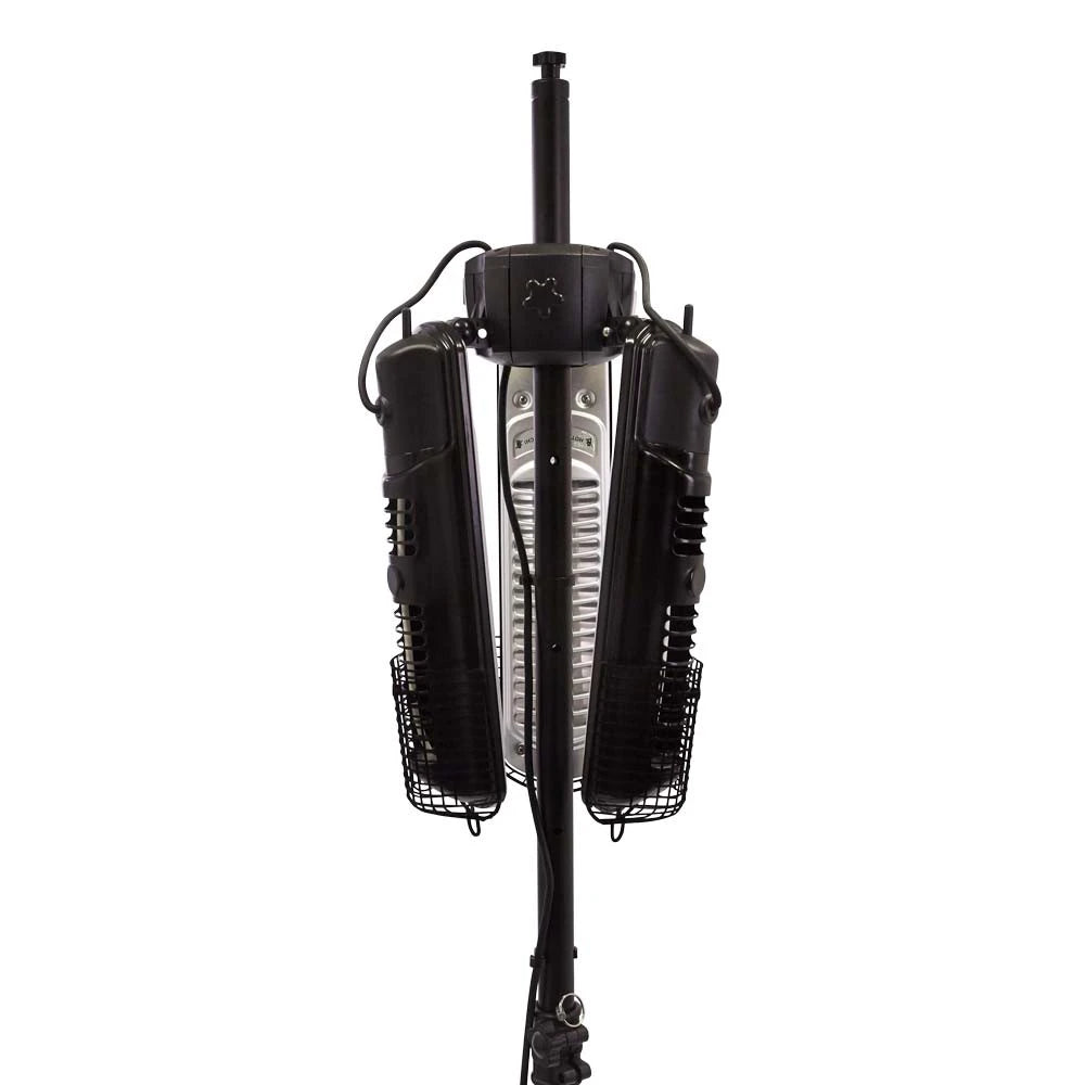 Chauffage de Parasol 650-1300-2000 W Noir