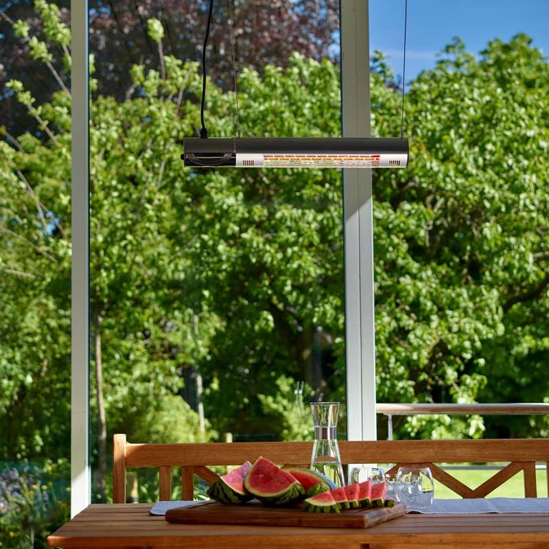 Chauffage de Terrasse Mural 1500 W GT Noir