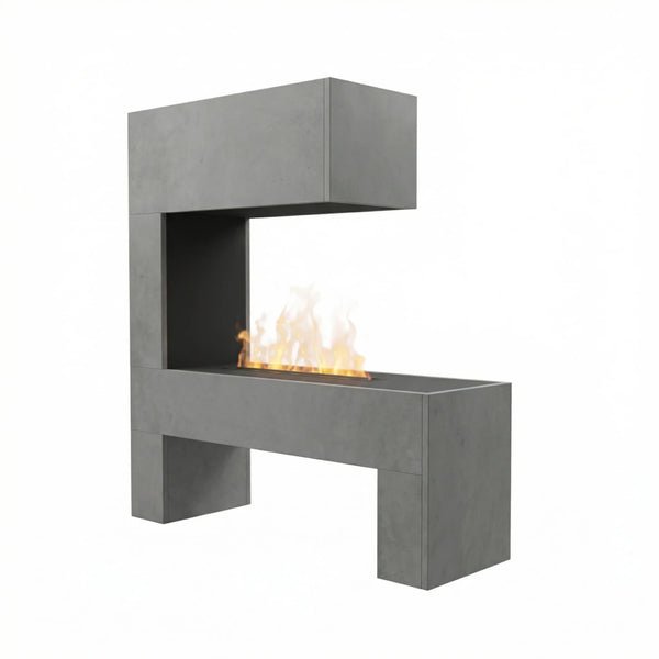 Cheminée à vapeur d’eau Mozart – Gris