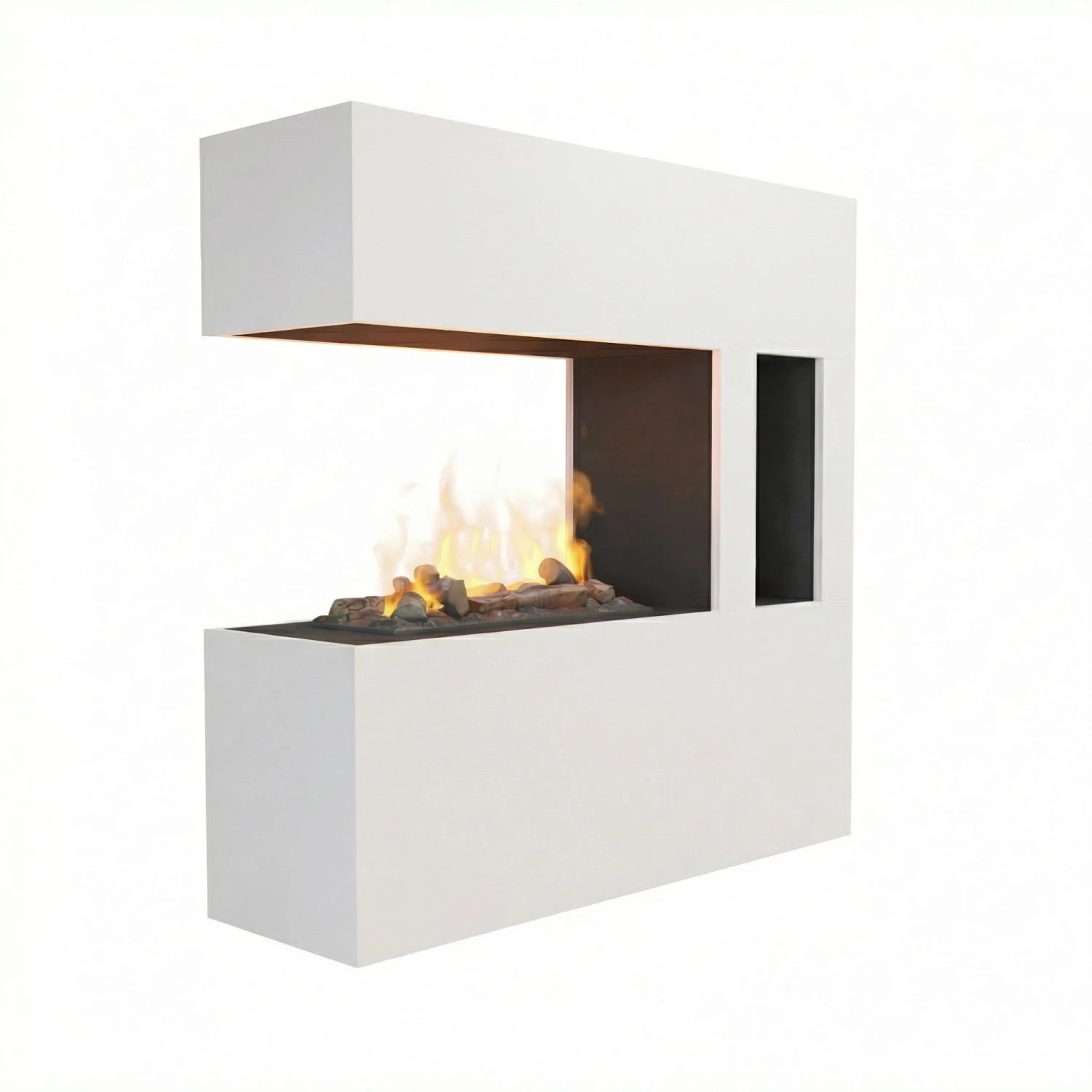 Cheminée à vapeur d'eau Schiller Pocket - Blanche