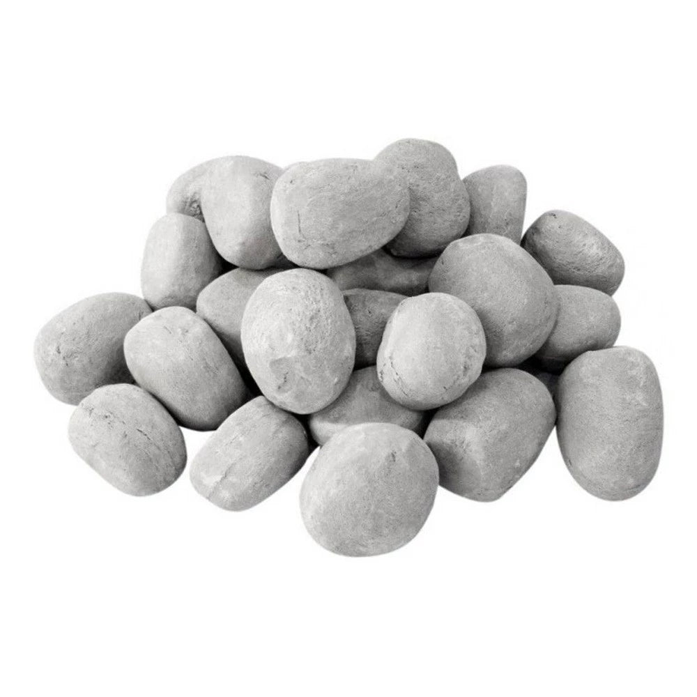 Galets en Céramique Gris 24 pcs