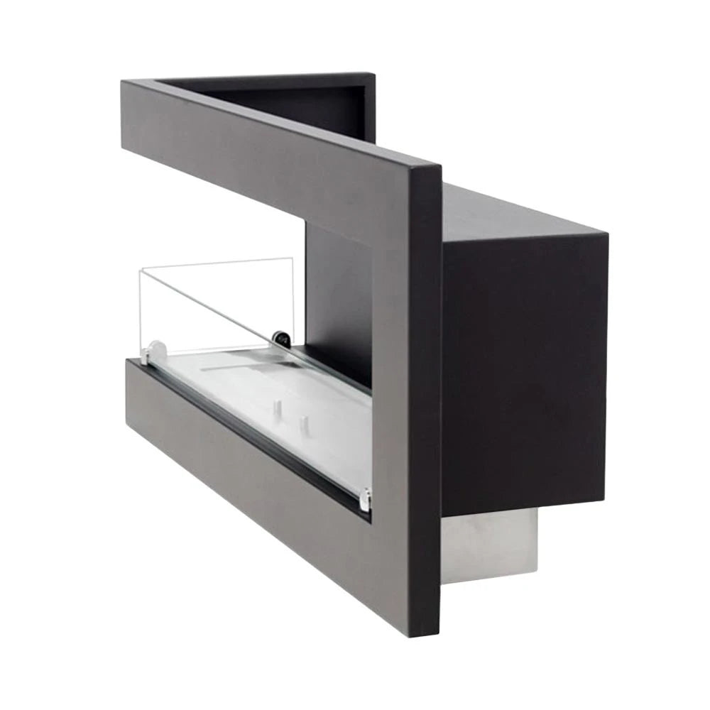 Cheminée d angle 85 cm - Gauche