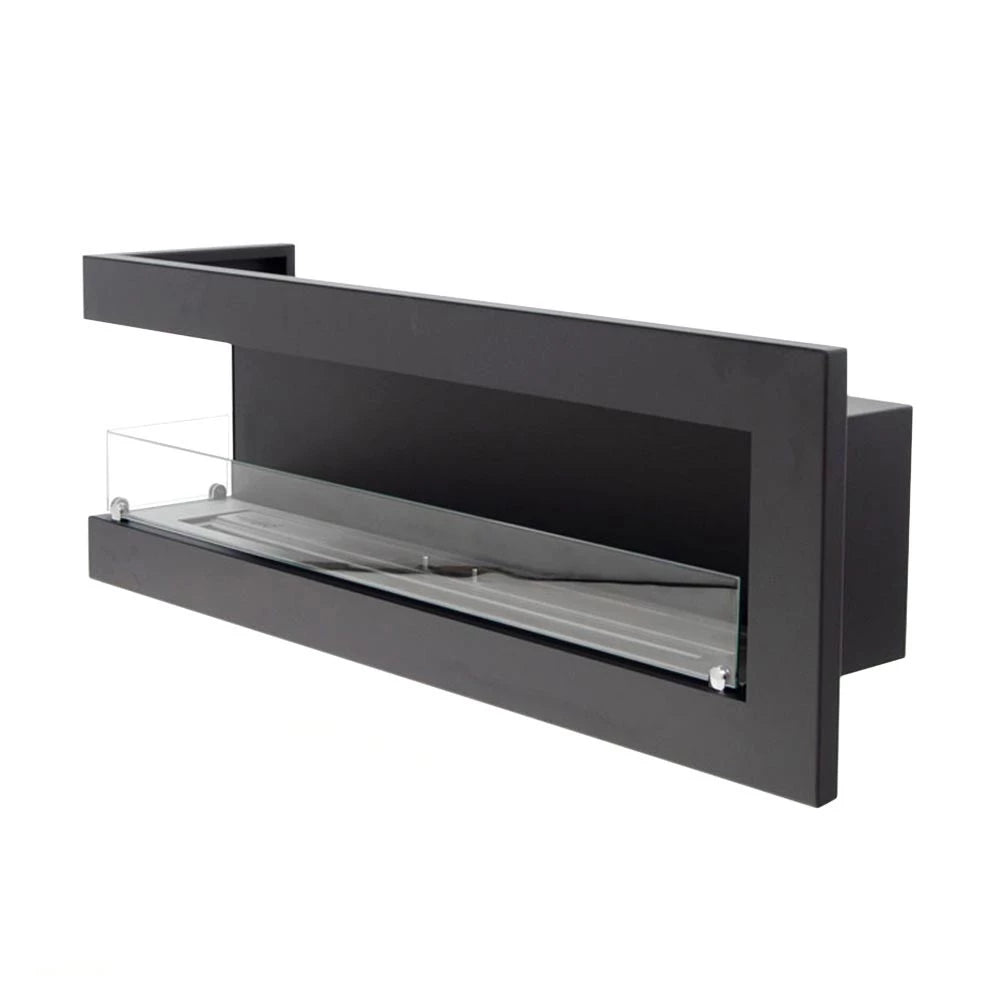 Cheminée d'angle 115 cm - Gauche